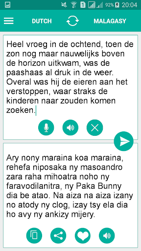 Android application Malagasy Dutch Translator screenshort