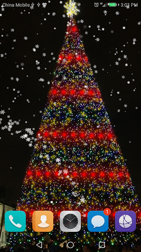 Christmas Tree Live Wallpaper Screen 3