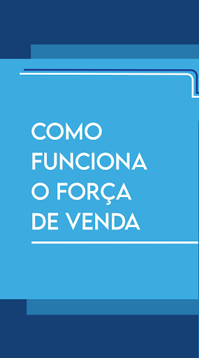 Android application Força de Venda screenshort