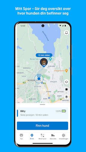 Android application Mitt Spor screenshort