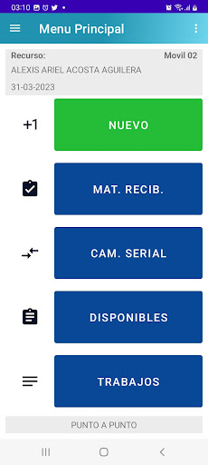 PAP APP Screen 2