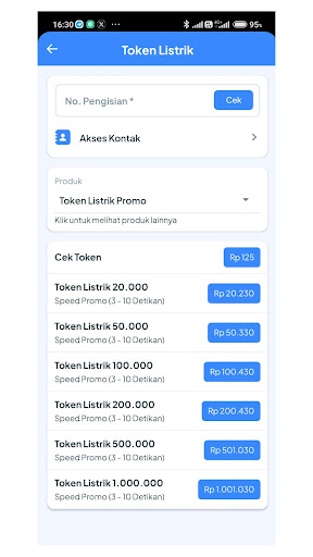 dortop Aplikasi Pembayaran Screen 2