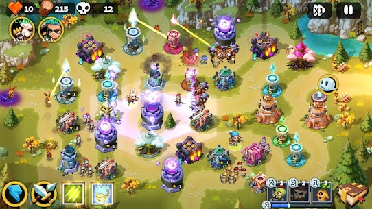 Hero Defense King MOD APK (UNLIMITED WOODS/NO ADS) 3