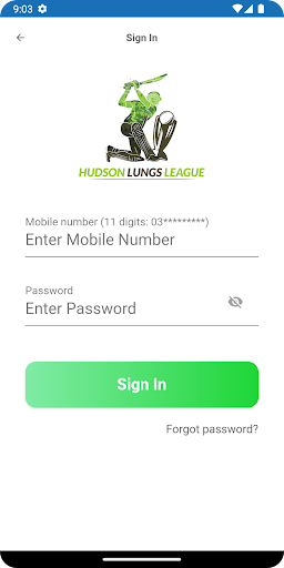 Android application Hudson Lungs League screenshort