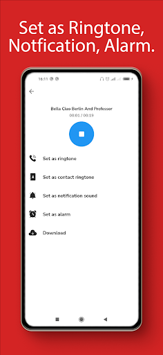 Money Heist Ringtones Screen 2