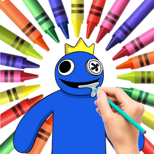 Rainbow Coloring: Friends  Icon