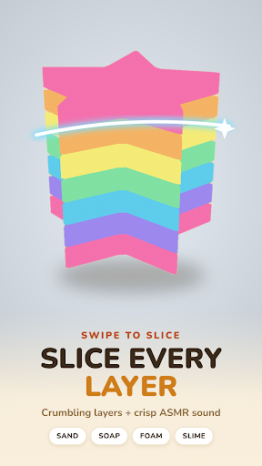 ASMR Slicing: Sand Cut Game screenshot