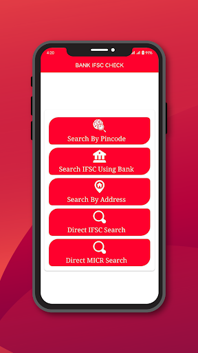 Android application INDIAN BANK DETAIL screenshort