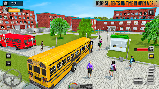 School Bus Driving: Bus Game apkpoly screenshots 3