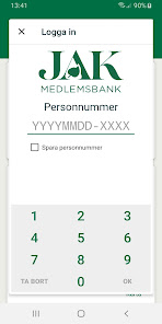 Captura de Pantalla 1 JAK Medlemsbank android