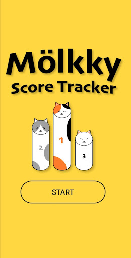 Android application Mölkky Score Tracker screenshort