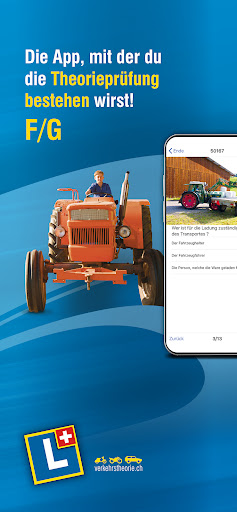 Android application vTheorie Traktor screenshort