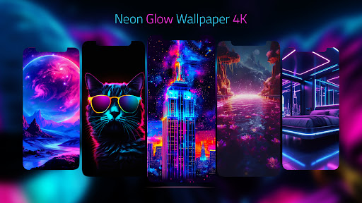 Vibrant Neon Glow Wallpaper 4K Screenshot 4 - AppWisp.com