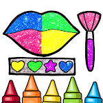 Pages Make Up Coloring Book Glitter Apk