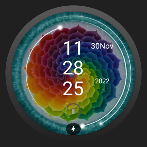 Mandala Animated Color Watch logo