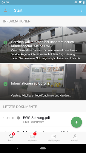 Android application Meine EWG screenshort