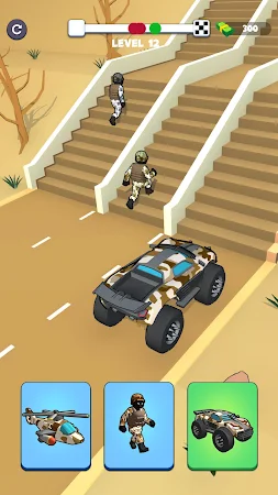 Game screenshot Army Shape Transform Race mod apk