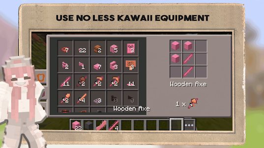 Kawaii pink mod for MCPE