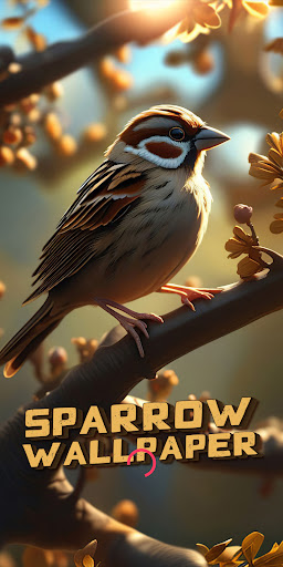 Android application sparrow wallpaper screenshort
