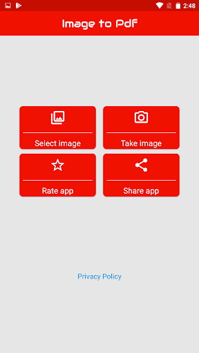Android application Image to PDF : PDF Converter screenshort