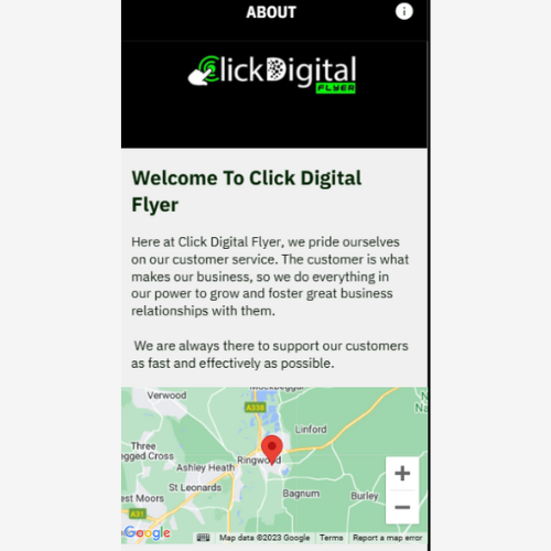Android application Click Digital Flyer screenshort
