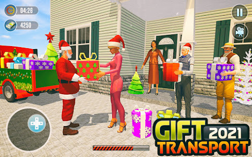 Christmas Truck Driving Games 1.0.3 APK screenshots 2