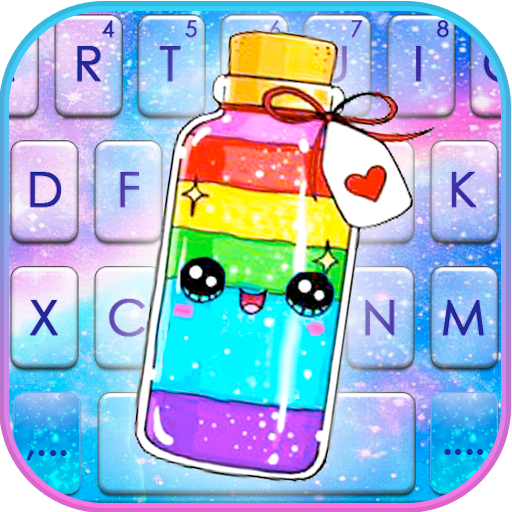 Wishing Bottle Galaxy Keyboard logo