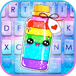 Cover Image of Download Wishing Bottle Galaxy Keyboard  APK