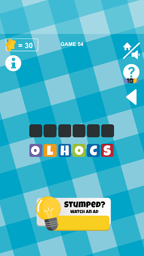 Android application Scrambled Words screenshort