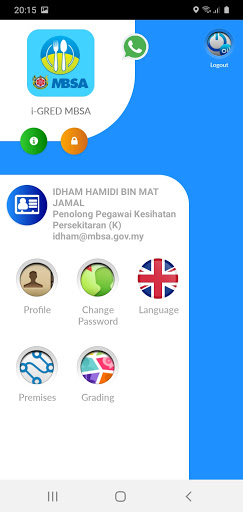 MBSA i-GRED PEGAWAI Screen 2