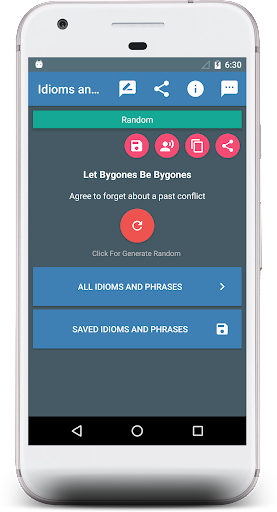 All English Idioms & Phrases Screen 2