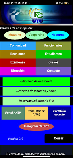 Android application UTU Paso Carrasco screenshort