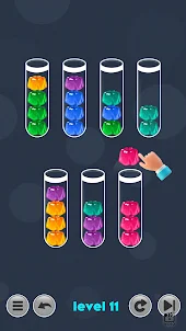 Jelly Color Sorting Puzzle 3D