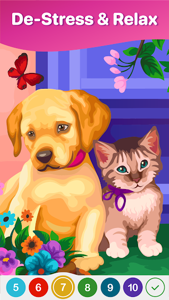 Hey Color Paint by Number Art 3.4.0 APK + Mod (Unlimited money) untuk android
