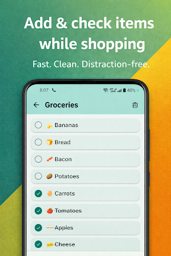 Shopping List – Offline