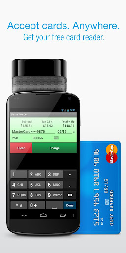 Android application Credit Card Terminal screenshort