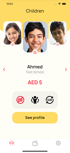 Android application Schoobell screenshort