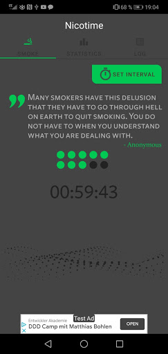 Nicotime - Cigarette Counter Screen 3