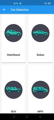 Android application EZ Wash screenshort