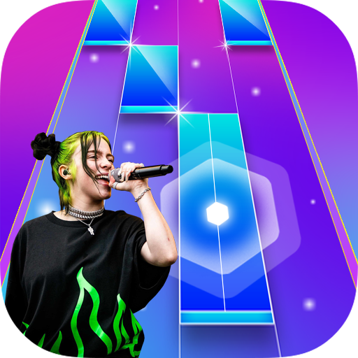 Billie Eilish Piano Game tiles Logo