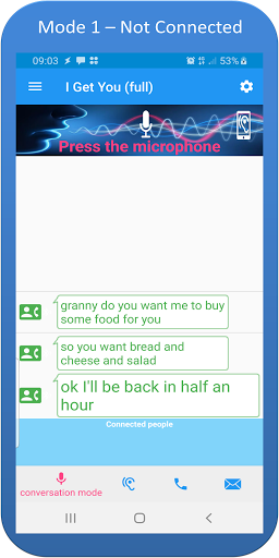 Android application I Get You - Deafness - full screenshort
