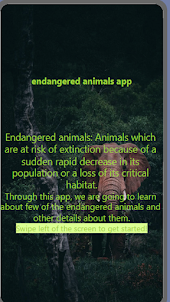 Endangered animals by Kritika