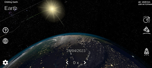 Solar System Simulator 0.134 screenshots 1