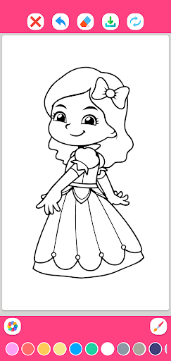 Coloring Books for Girl Screen 2