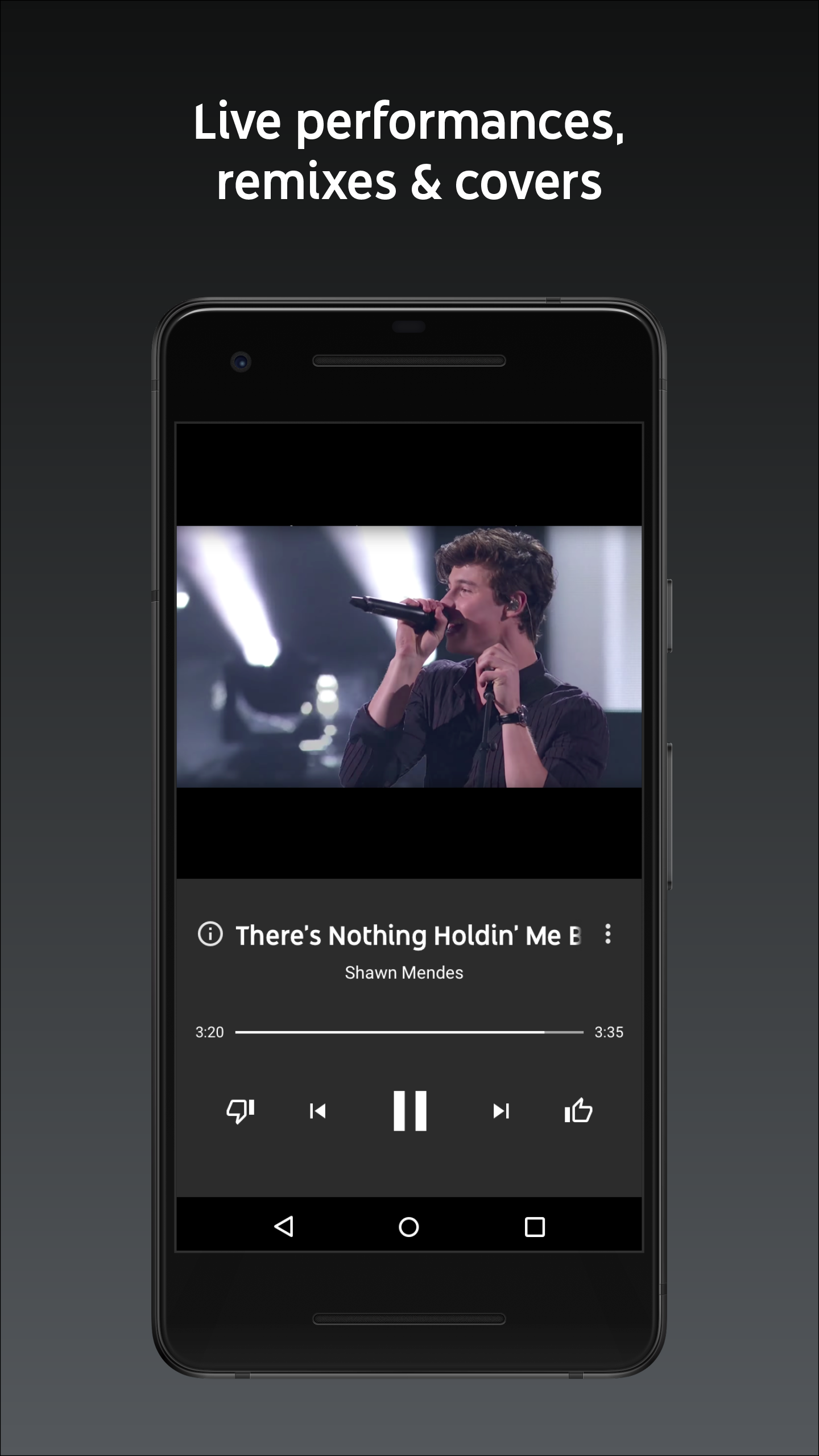Android application YouTube Music screenshort