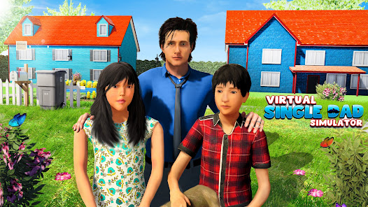 Captura de Pantalla 2 Virtual Single Dad 3d android