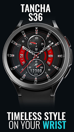 Android application Tancha S36 Analog Watch Face screenshort