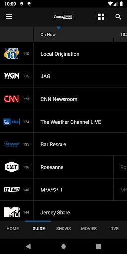 Screenshot of CentraView