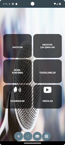 Android application Diksiyon ve Güzel Konuşma screenshort