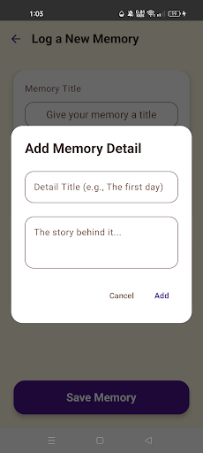 My Memory Log Pro Screenshot 4 - AppWisp.com